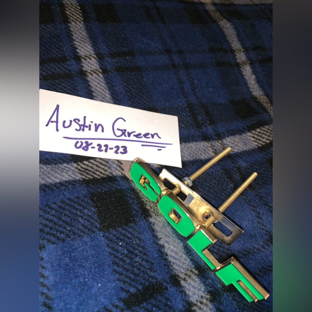 Golfwang Car Badge !